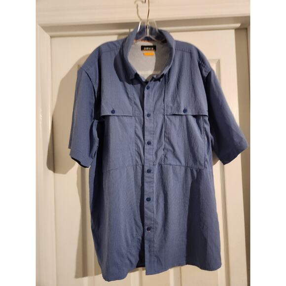 Orvis Mens Fishing Shirt XL Blue - Picture 1 of 5